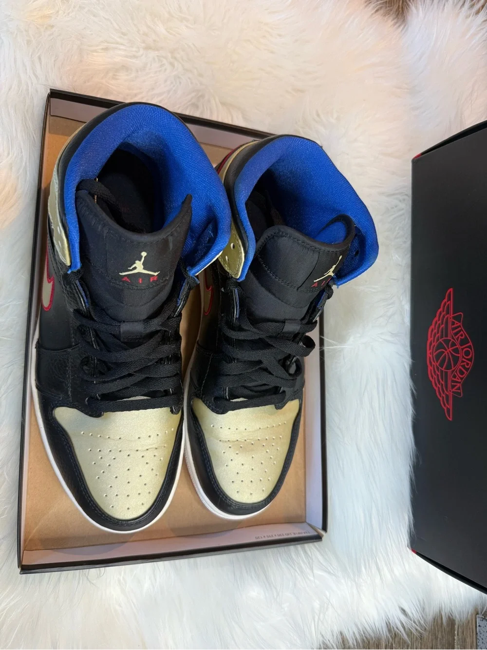 Jordan Low-Top Sneakers Black Blue